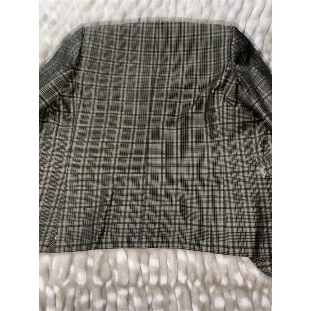 VTG Hart Schaffner Marx Jack Nicklaus Plaid Blazer Men 44R Sport Coat Union Made
